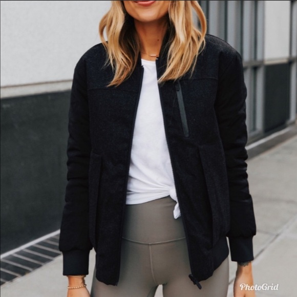 lululemon athletica Jackets & Blazers - NWT lululemon Roam Far Wool Bomber Jacket